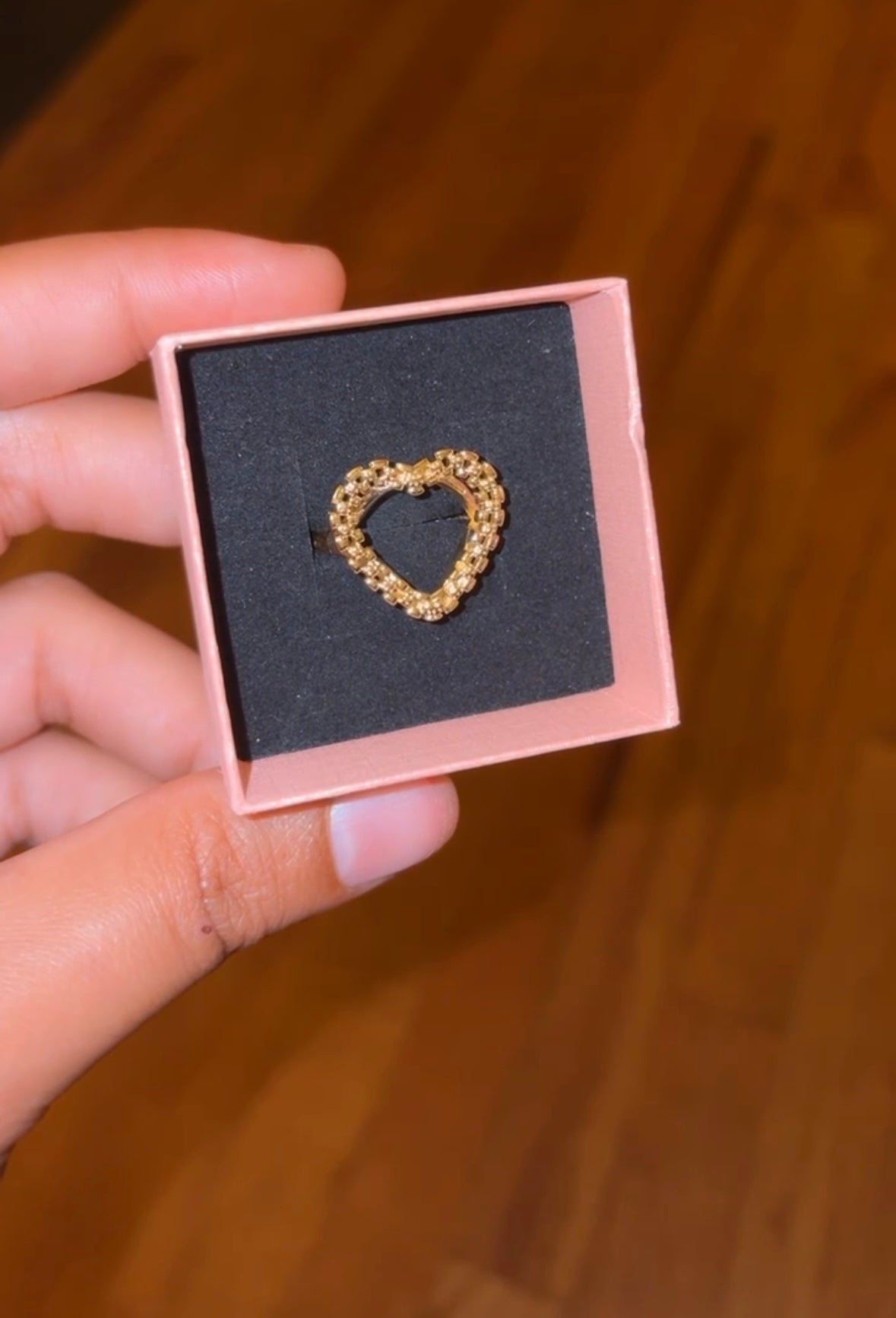 Heart Link Ring