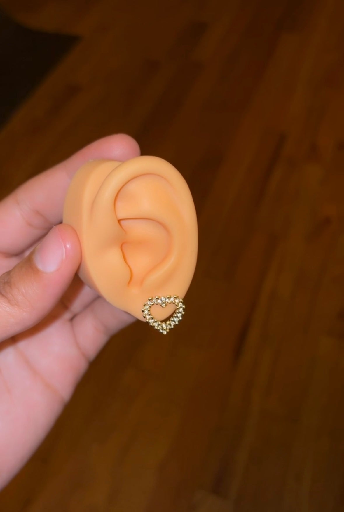 Mini Heart Link Studs
