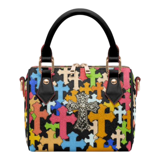 Colorful Cross Pillow Bag