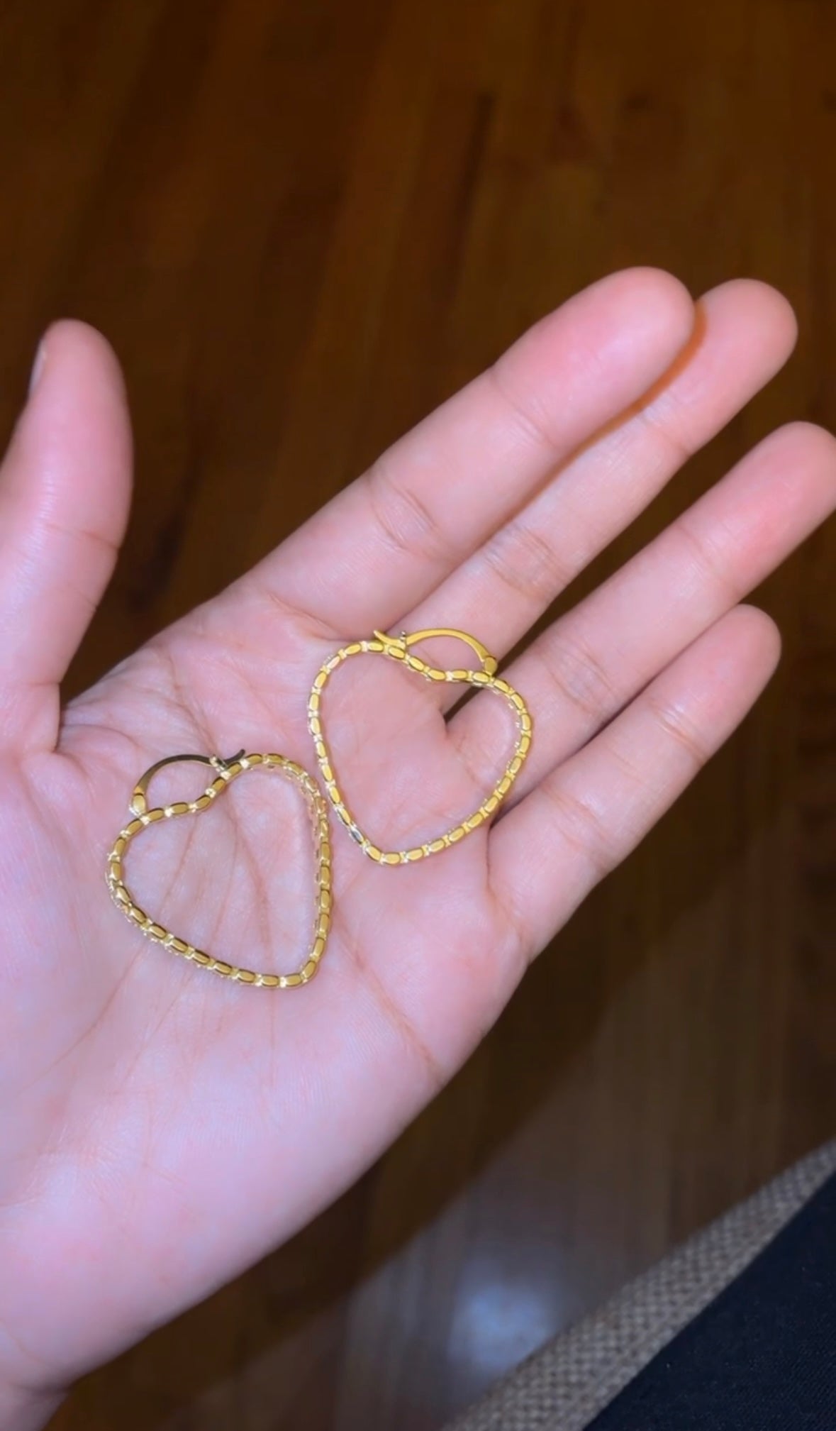 Heart Rolex Hoops