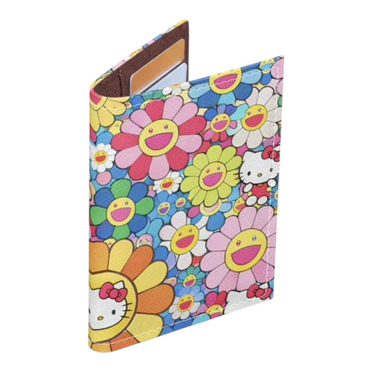 HK Colorful Flower Passport Holder