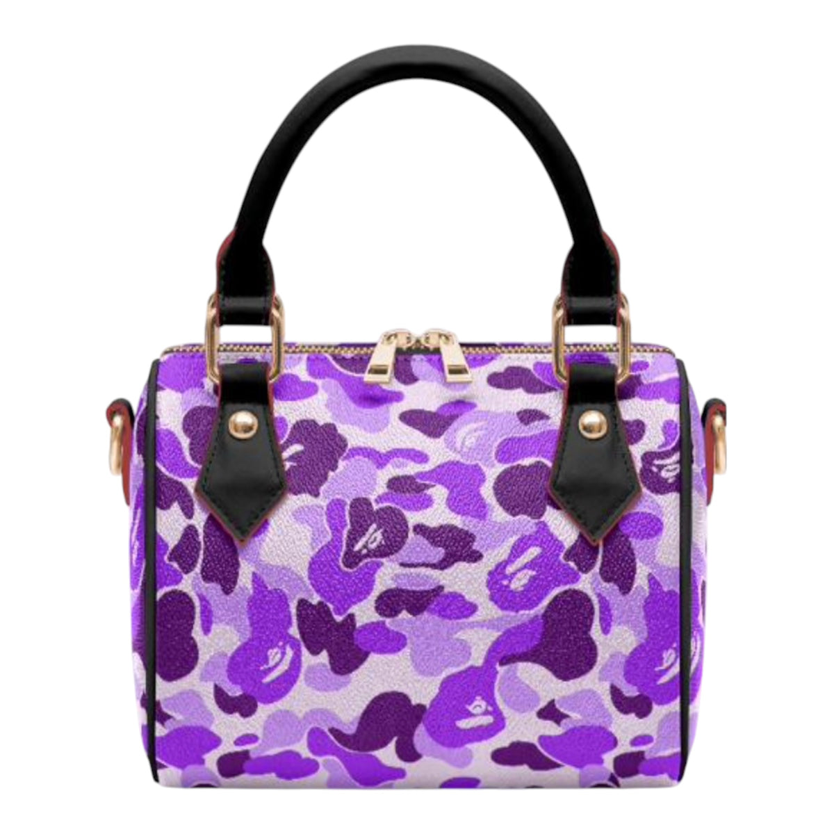 Purple Camo Pillow Bag