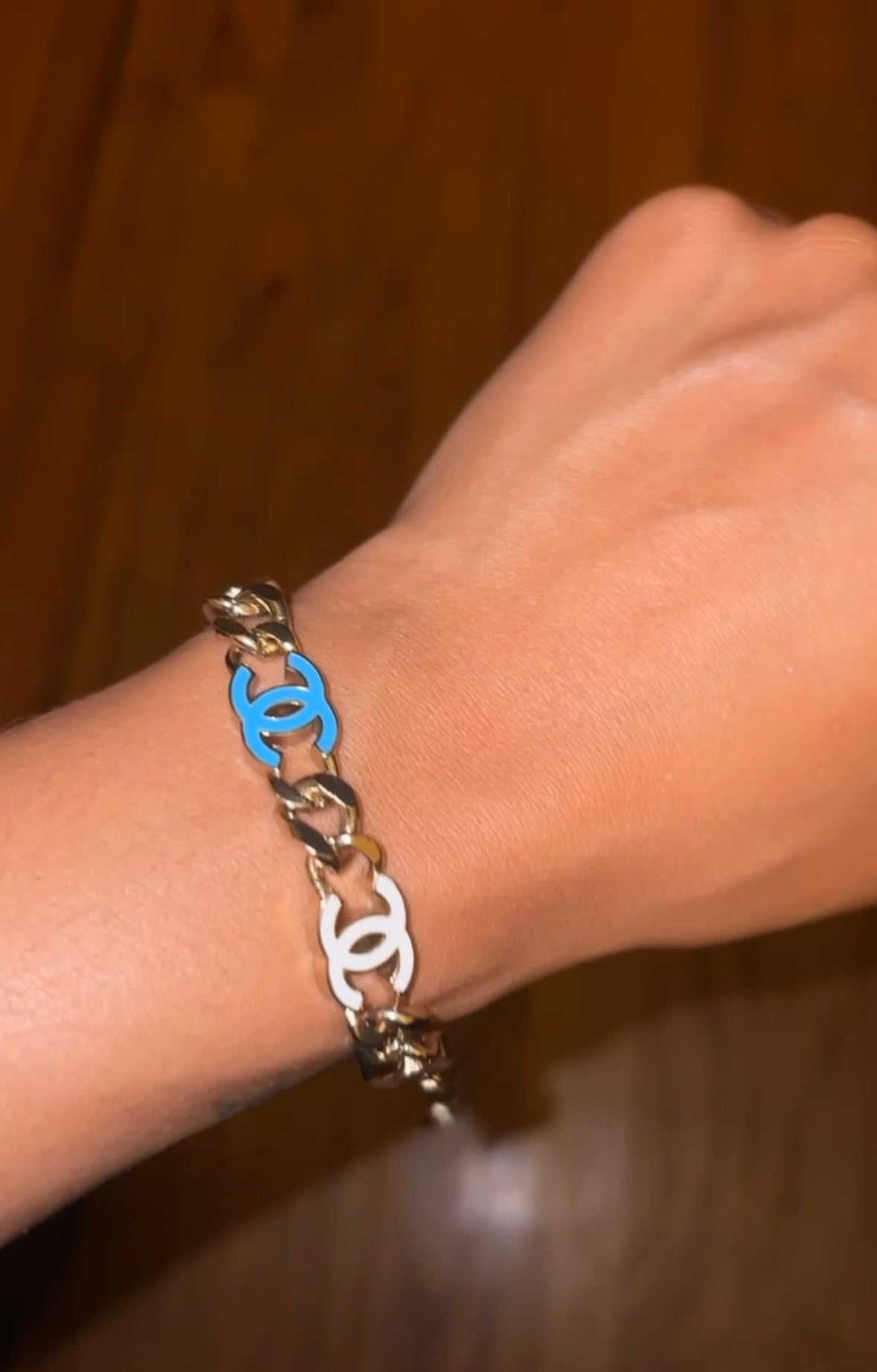 Multicolor CC Bracelet