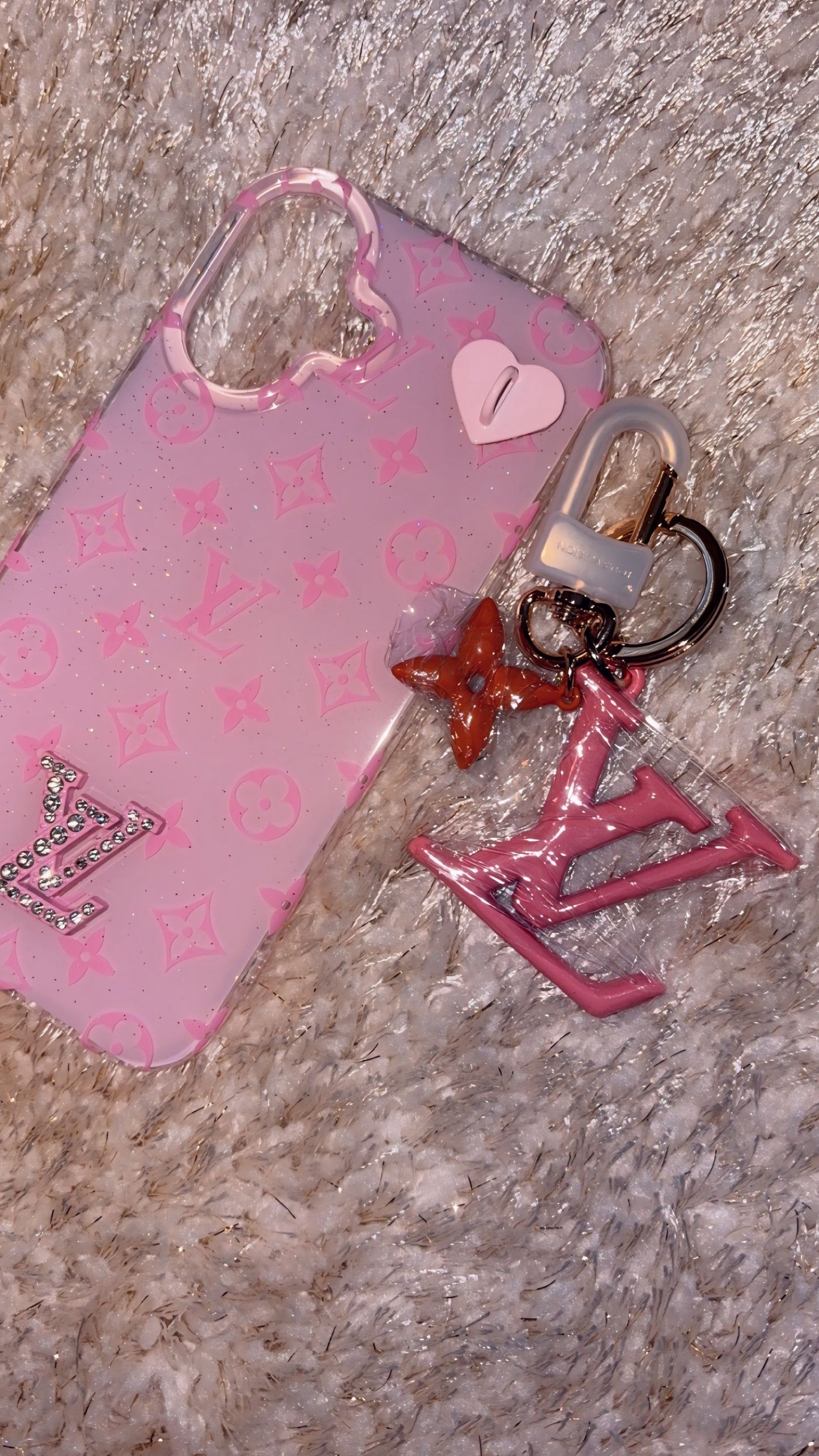 Luxe iPhone Case W| Keychain